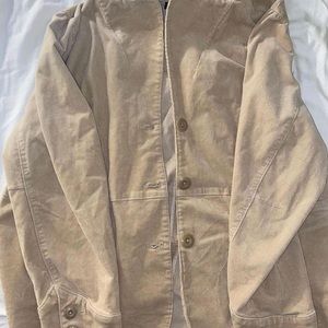 Vintage Lane Bryant Khaki Beige Oversized Corduroy Blazer